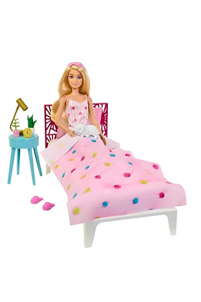 Barbie 'nin Yatak Odası Oyun Seti Barbie bebek ve yatak odası seti | Barbie® mobilyaları | HPT55