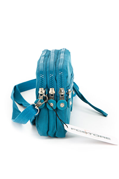 FCSTORE Turquoise Wallet Waterproof Clinker 3 Compartment Ankle Front Zipper Nemobags Group