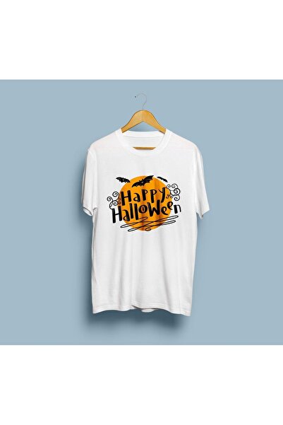 Generic Brand Unisex Oversize Happy Hallowen 3 Design T-shirt