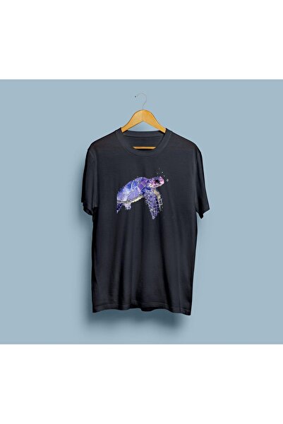 eioswear supradimensionat Design broasca testoasa mov unisex tricou