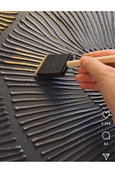 Mandalart Fabric Vernik Sünger Fırça, 3’lü Set, Mandalart Fabric