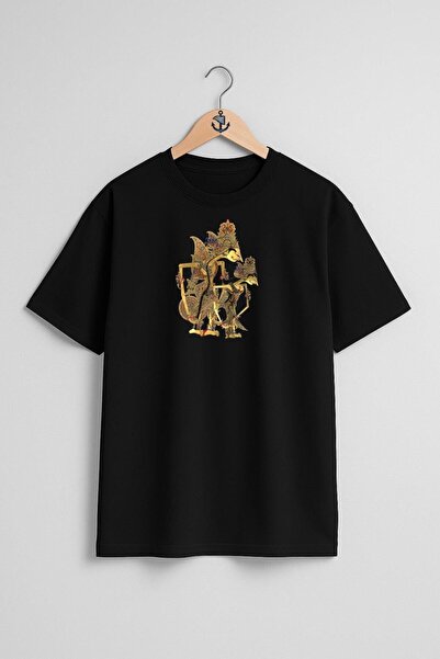 Bahriyeli Collection supradimensionat Java Wayang Gölge Oyun Ramayana unisex ...