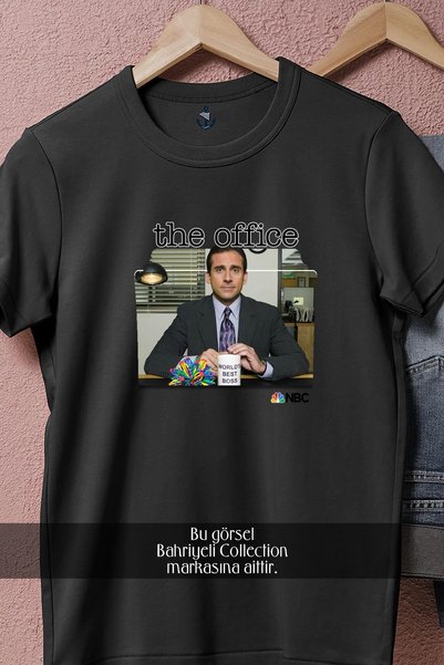 Bahriyeli Collection supradimensionat The Office, design de serie străină, unisex tricou