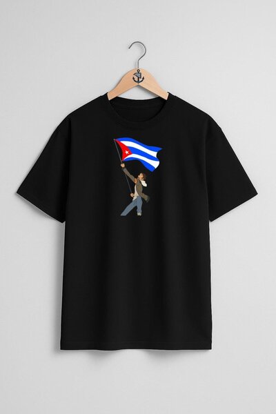 Bahriyeli Collection oversized Μπλουζάκι Unisex με σχέδιο στήθους Princess Al...