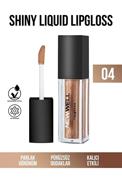 New Well Shiny Liquid Lipstick - 04