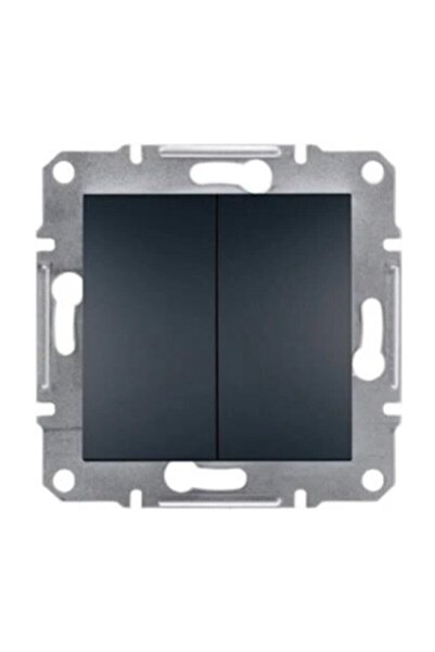 Schneider Electric Asfora Antrasit Komütatör İkili Anahtar
