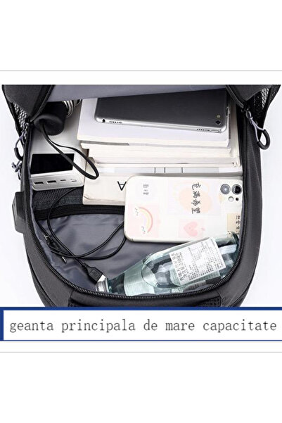 QGC Backpack, 32x18x41cm, 62753, black and gray