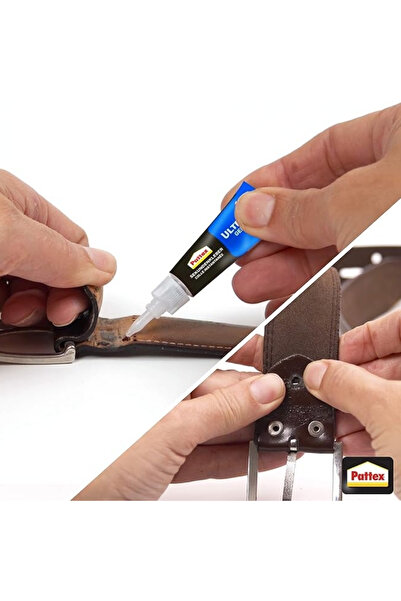 Pattex | Ultra Jel Süper Japon Yapıştırıcı, 3 gr, Esnek ve Güçlü Yapışma, Çok Amaçlı
