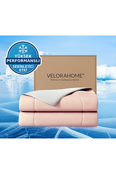 VELORAHOME Ice Chill Serinletici Yorgan –Tek Kişilik- Pembe