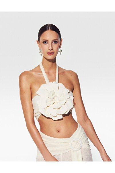 İLVİ Tansy Ecru Women's Blouse