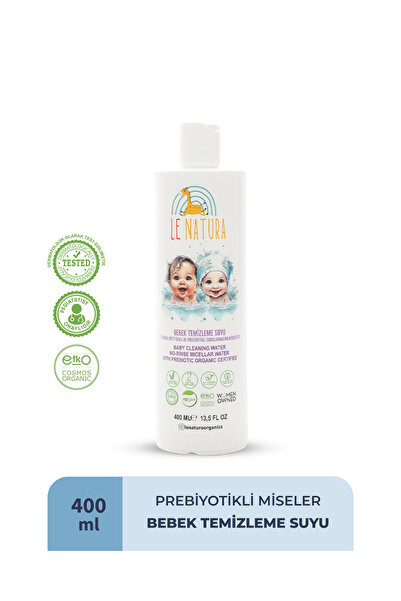 LE NATURA PREBİYOTİKLİ MİSELER TEMİZLEME SUYU 400 ml | Durulama Gerektirmeyen...