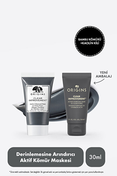Origins Clear Improvement  Gözenek Karşıtı AKtif Kömür Maskesi 30 ml