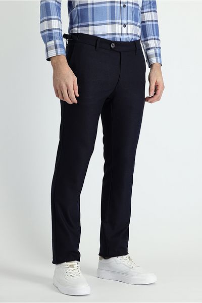 Kiğılı Slim Fit Slim Fit Lycra Classic Eyelet Fabric Trousers