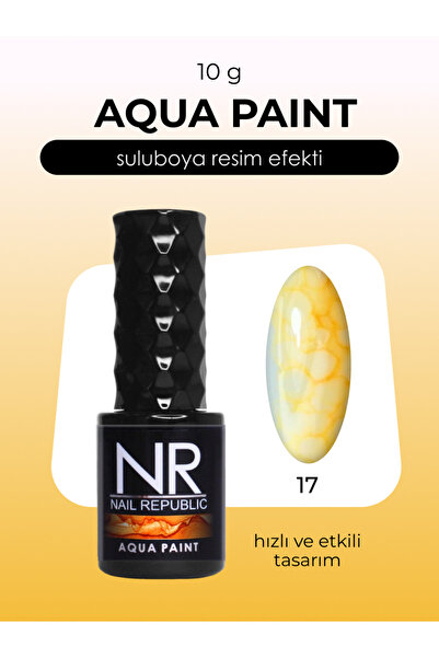 Nail Republic Kalıcı Oje AQUA PAINT 17 - Sulu Boya Etkili Tırnak Sanatı İçin