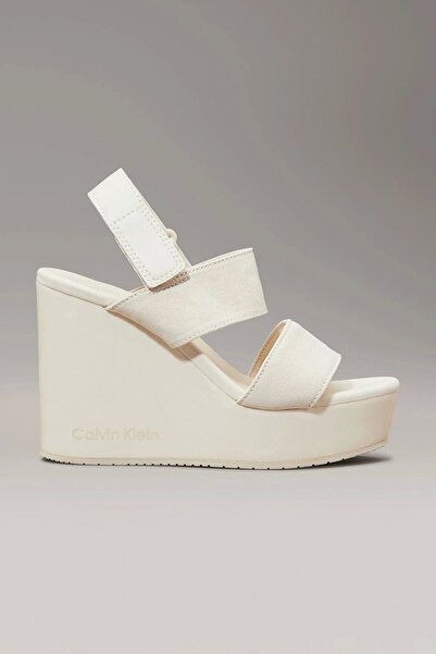 Calvin Klein WEDGE SANDAL WEBBING IN Kadın Sandalet YW0YW01790-AEO
