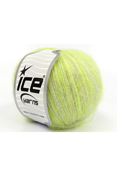 Ice yarns 8x50 جرام. صوف أليس فائق النعومة، أخضر أكريليك، بيج شتوي، رقيق جدًا...