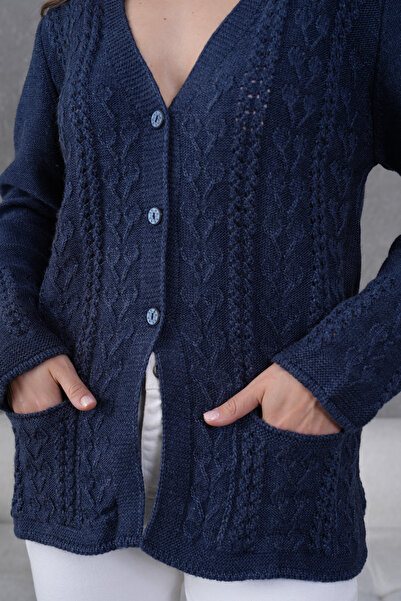 Lamierra Knitwear Mother Wool Cardigan