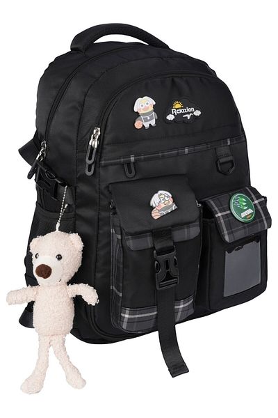 Relaxion Korean Style Luxury School Bag with Orthopedic Accessories