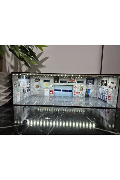 standes Hotwheels uyumlu 1.64 ölçek maket garaj