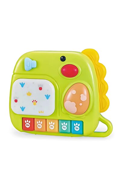 Twisoo لعبة بيانو الغابة الموسيقية 2 في 1 - 8 مفاتيح (دينو)