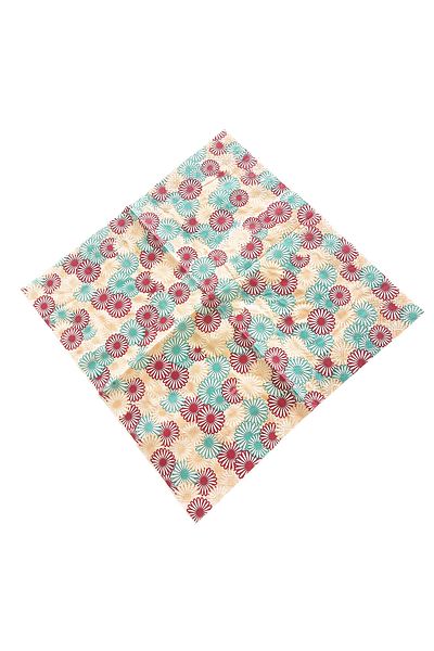 Story 33X33 cm 3 Layer 20 Pack Yellow Green Burgundy Daisy Patterned Paper Napkins
