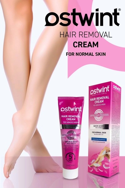 Ostwint كريم إزالة الشعر للنساء - 100 مل للبشرة العادية