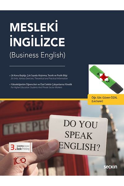 Seçkin Yayıncılık Engleză profesională (G.özal) ediția a 3-a Güven Özal 1 2024/01