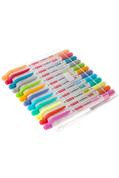 Dong-A Twinliner Soft Fosforlu Kalem Çift Taraflı 12 li Set