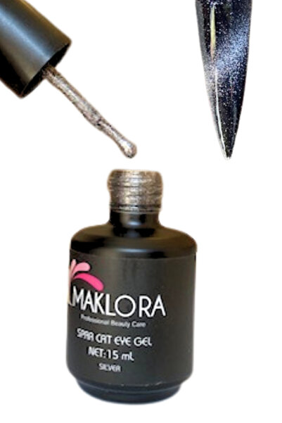 Maklora Kalıcı Oje Silver Spar Cat Eye Gel Starway 15ml