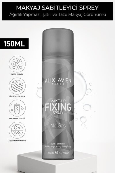 Alix Avien Makyaj Sabitleyici Sprey Makeup Fixing Sprey 150 ml - No Gas