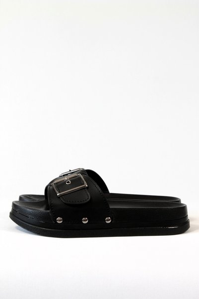ALTINER Orthopedic Women's Black Slippers