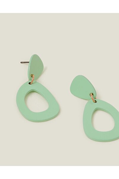 Accessorize Mat Oval Küpe