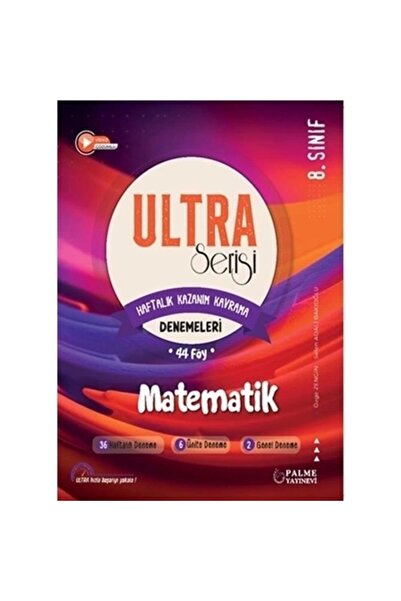 Palme Yayınevi 8.Sınıf Ultra Serisi Matematik Denemeleri 44 föy