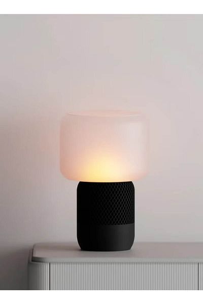3D Brothers مصباح طاولة Aura Light - قاعدة شبكية، قابس بريطاني، مقبس E27، كابل بطول 2 متر