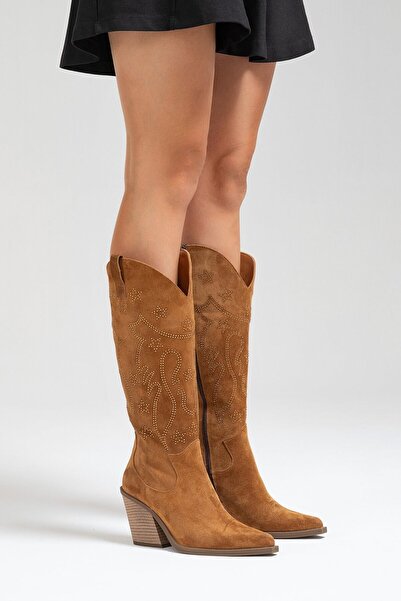 Zeynep Sıradağlı Wendilla Kadın Bot Taba Süet