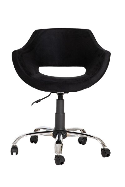 MARKAELZ Krom Metal Ayaklı Ofis Çocuk Odası Çalışma Sandalyesi (AYARLANABİLİR...