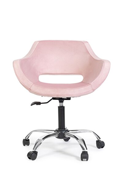 MARKAELZ Krom Metal Ayaklı Ofis Çocuk Odası Çalışma Sandalyesi (AYARLANABİLİR...