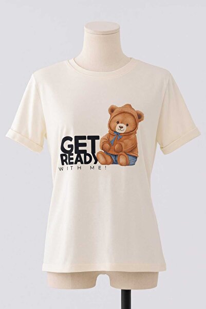 mzr με τύπωμα Μπλουζάκι εκρού