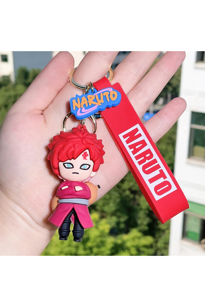 FG KONNİCHİWA Cartoon Cute Stitch Keychain Doll Car and Bag Ornament Anime One Piece and Naruto Keychain