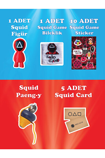 GiginGo Squid Game MEGA Set - Squid Game Tüm Oyunlar - Squid Game Oyun Seti