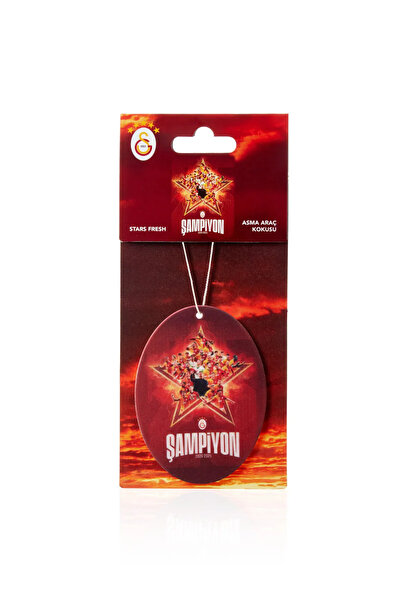 Galatasaray Resmi Lisanslı 5 Yıldızlı ŞAMPİYON FRESH Asma Oto kokusu ( STARS ...