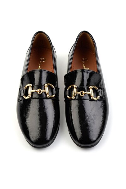 Bambi Siyah  Kadın Loafer Ayakkabı K01140003942
