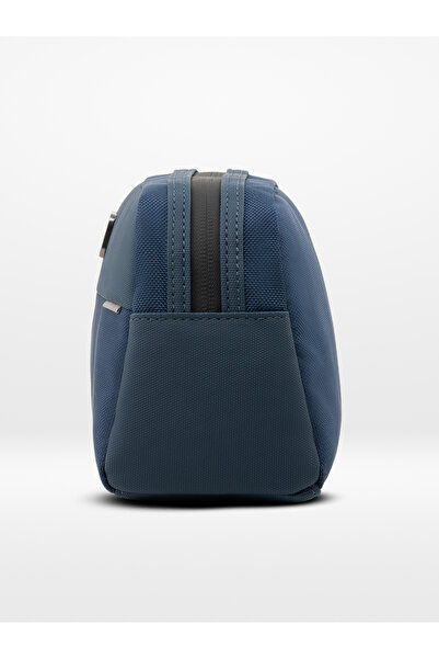 ORYX O-pouch Stylish Modern Essentials Organizer Pouch Spacious & Textured Blue