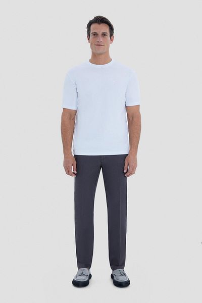 Sabri Özel Ανδρικό T-Shirt Crew Neck Λευκό