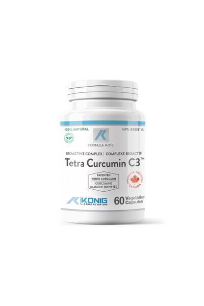 Konig Laboratorium Tetra Curcumin C3, 60 vegetarian capsules, supplement for protection against neuropathy
