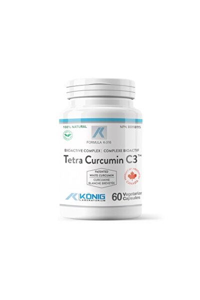 Konig Laboratorium Tetra Curcumin C3, 60 vegetarian capsules, supplement for protection against neuropathy