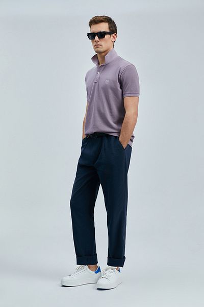 Lufian Vernon Smart Men's Polo T-Shirt Purple