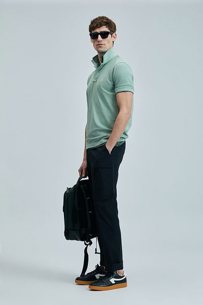 Lufian Vernon Smart Men's Polo T-Shirt Light Green
