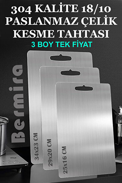 3 Size 18/10 Stainless Steel Cutting Board | Buy 3 Pay 2 Offer!