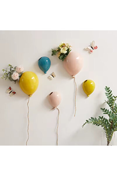 LUXURİANTCRAFT Duvar Süsü Balon Saksı Büyük Küçük SİLİKON KALIBI